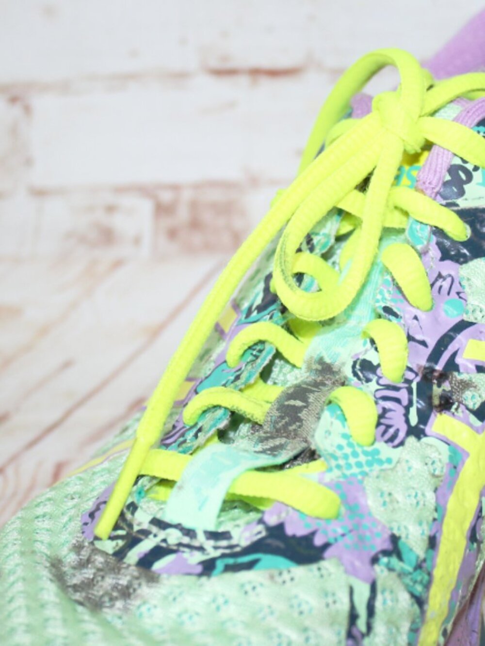 Asics GEL-Nimbus Dynamic Duomax Running Shoes T676N Purple Neon Yellow sz: 9 - Picture 5 of 9